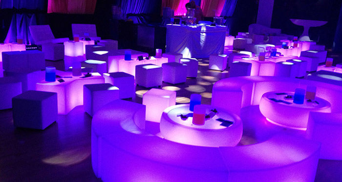 Mobilier événementiel - Prestation Location Nord Pas de Calais