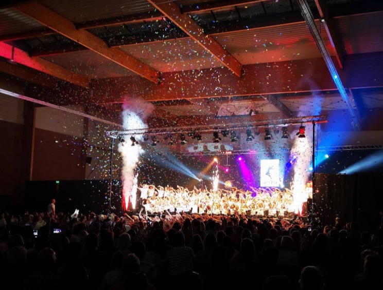Sonorisation éclairage et vidéo d'un gala de danse dans les hauts de France